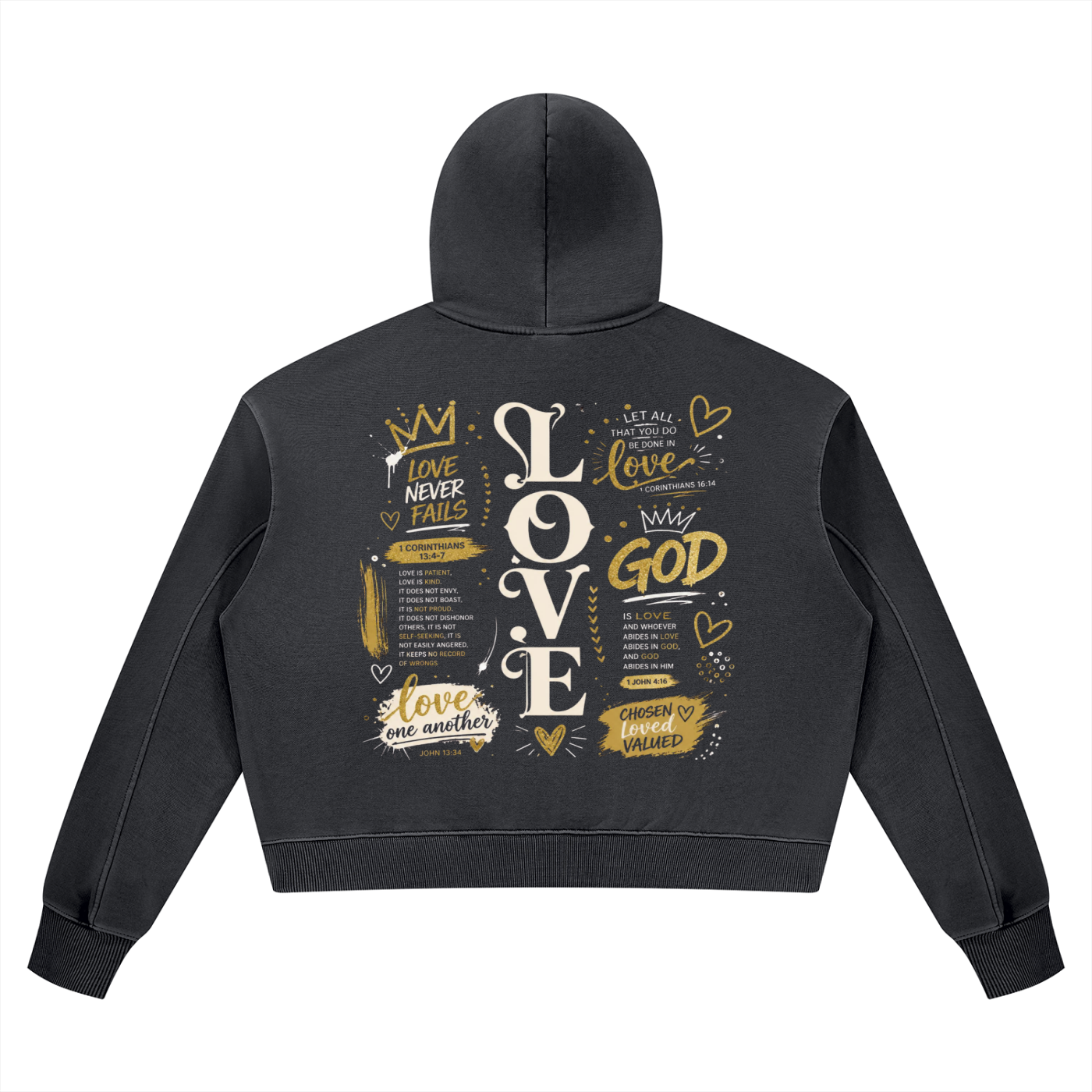 Women’s "LOVE" Vintage Wash Heavyweight Hoodie