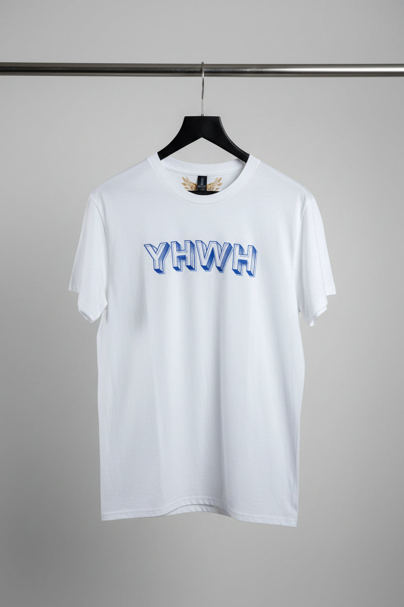 Men's YHWH tee (blue)