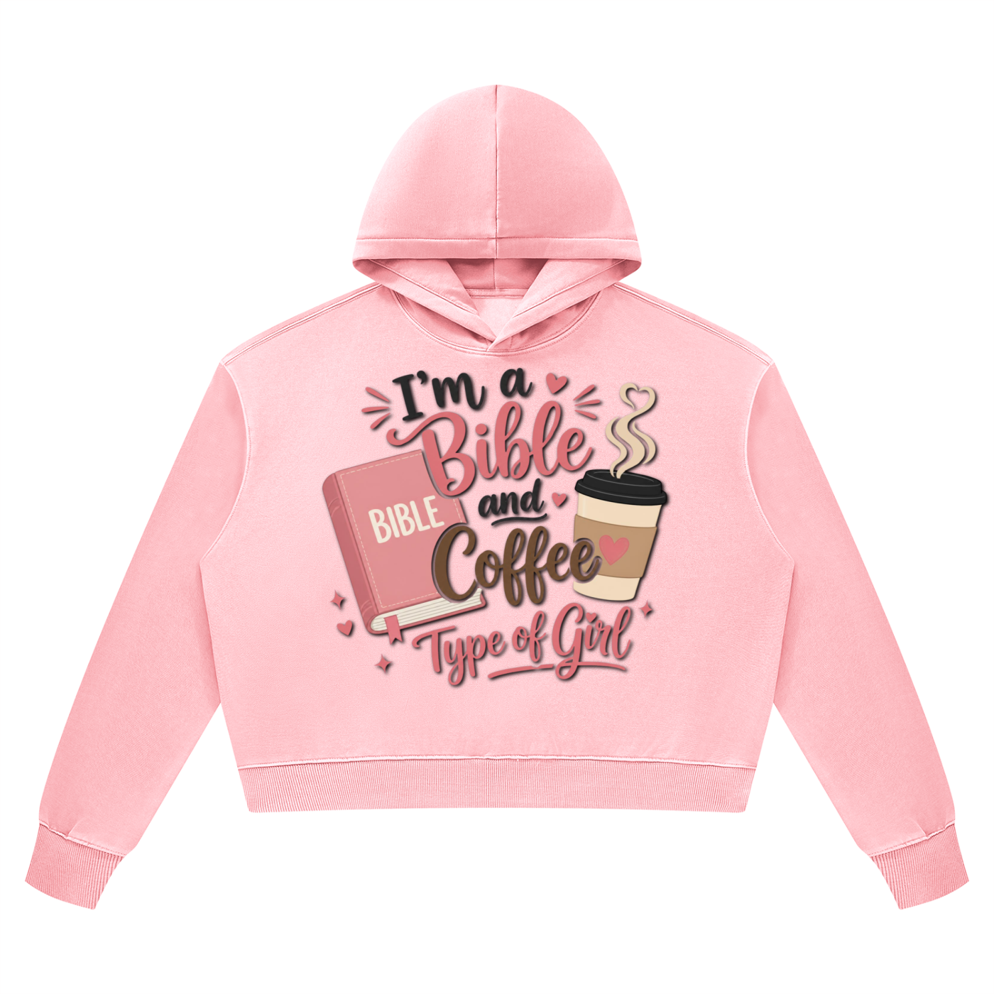 Bible & Coffee Vintage Wash Heavyweight Hoodie
