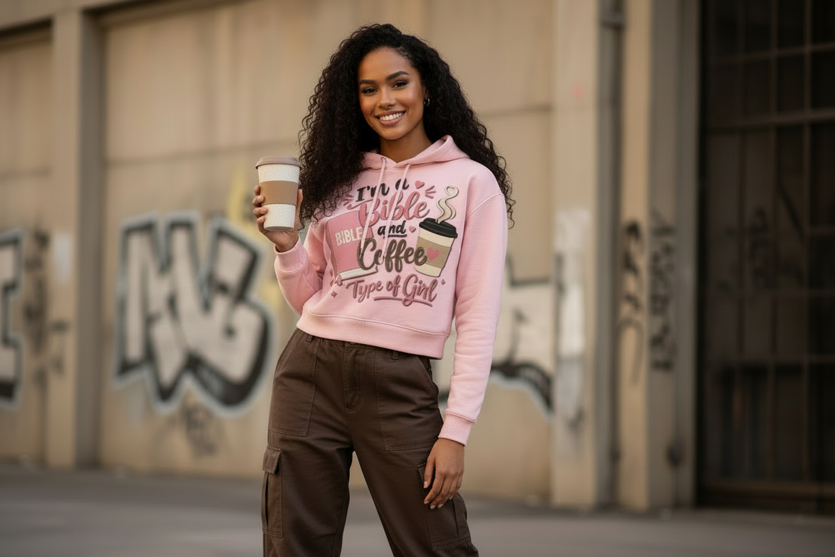 Bible & Coffee Vintage Wash Heavyweight Hoodie