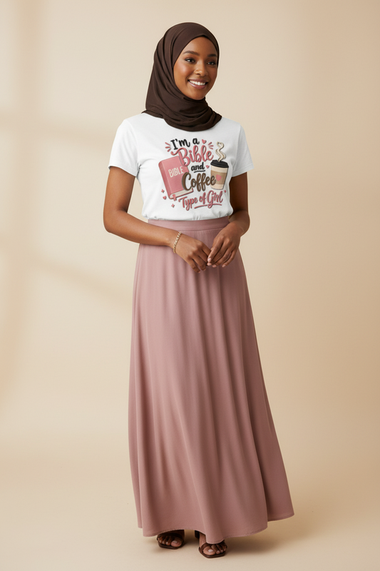 Bible & Coffee Crewneck T-Shirt