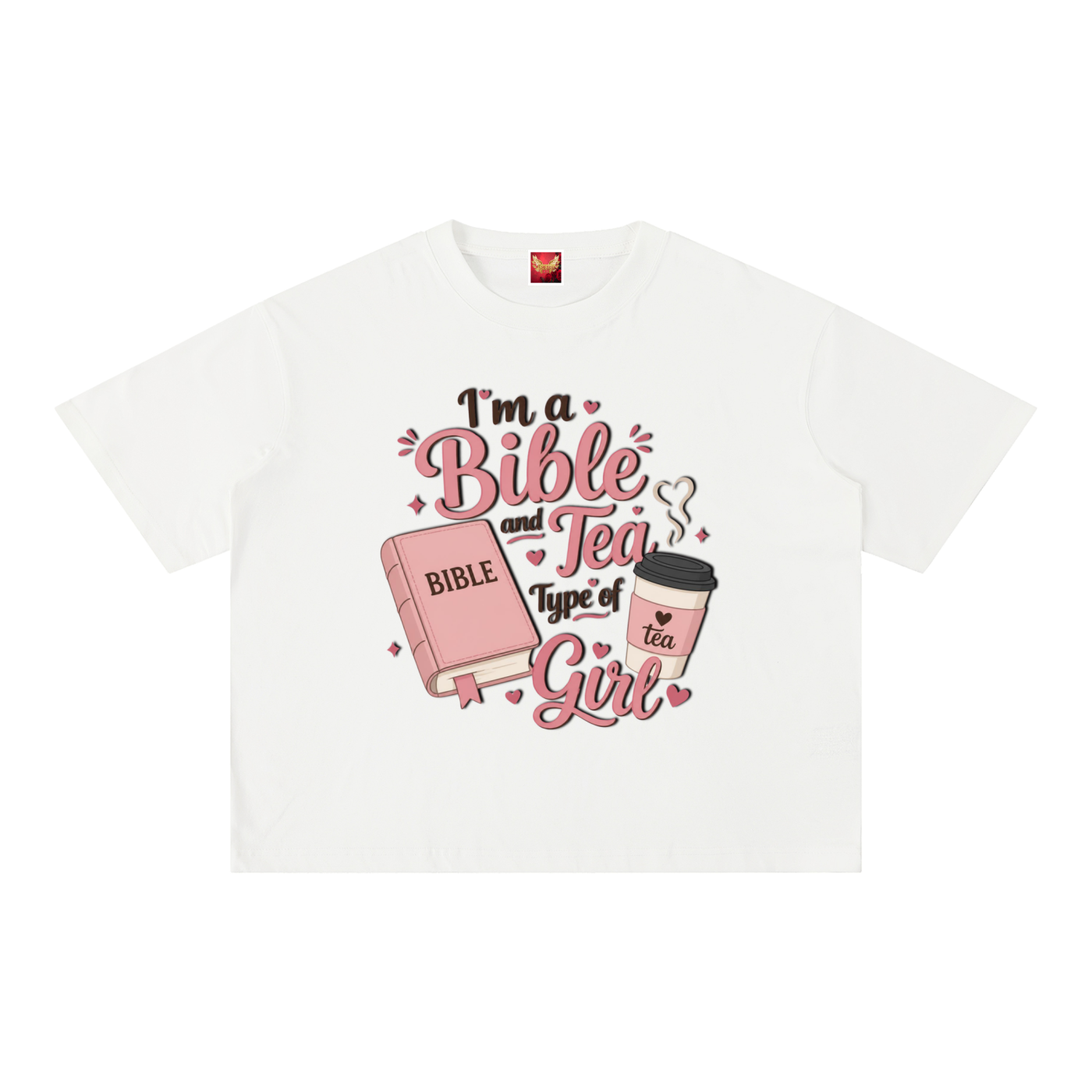 Bible & Tea Mineral Wash Boxy Cotton T-Shirt