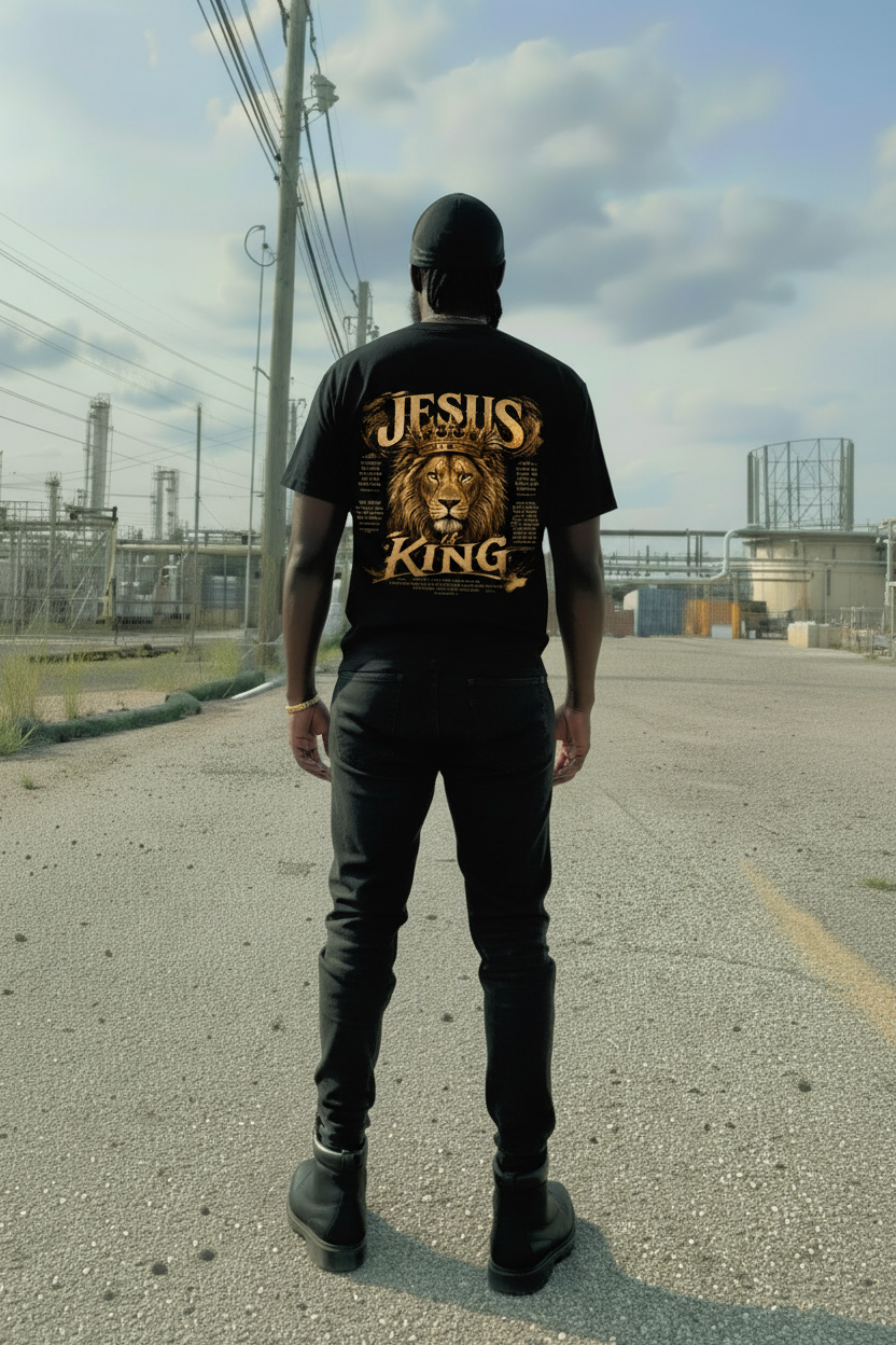 Jesus is King Oversized tee