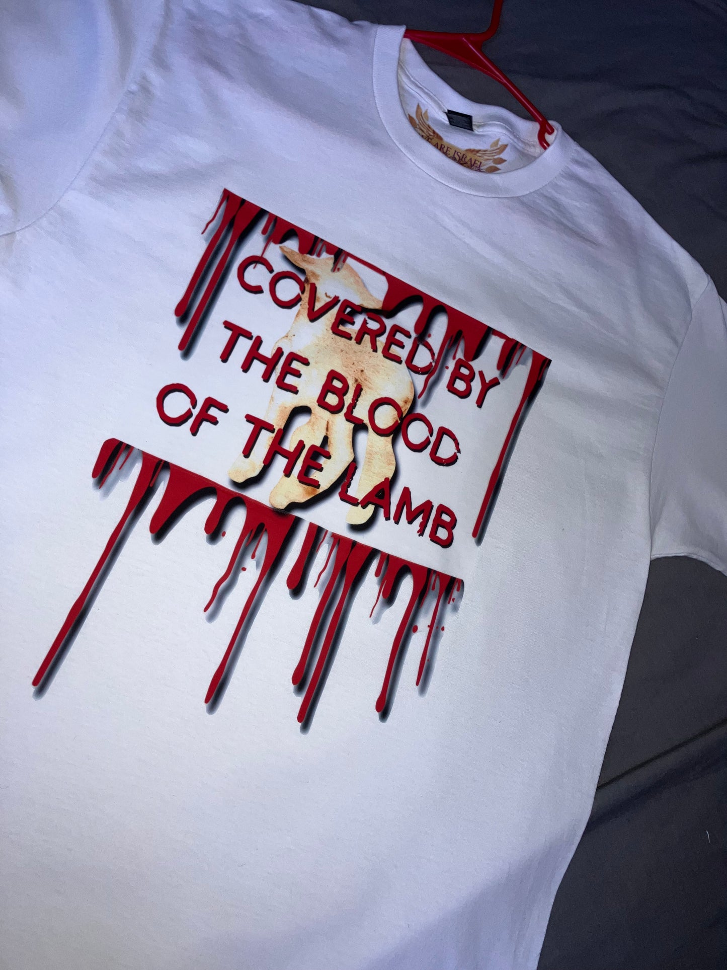Covered by the Blood of the Lamb tee