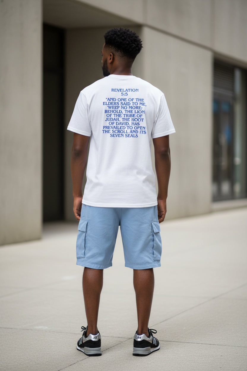 Men's Lion of Judah tee (blue)
