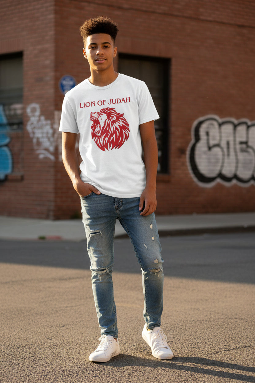 Men's Lion of Judah Tee (Red)