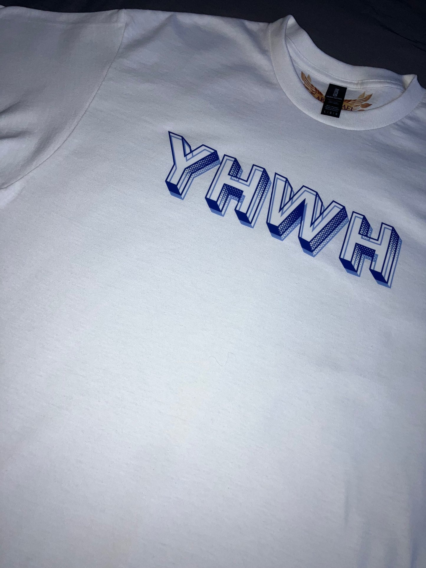 Men's YHWH tee (blue)