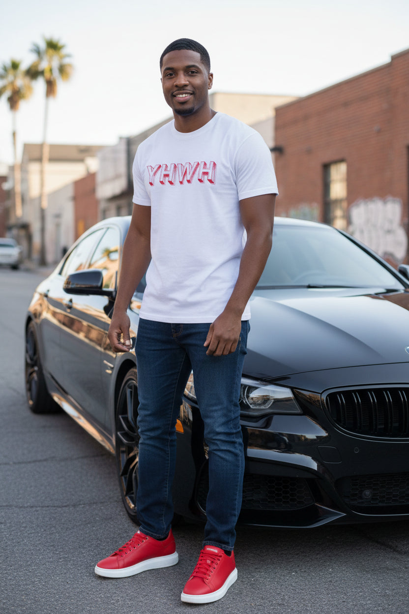Men's YHWH Tee (red)