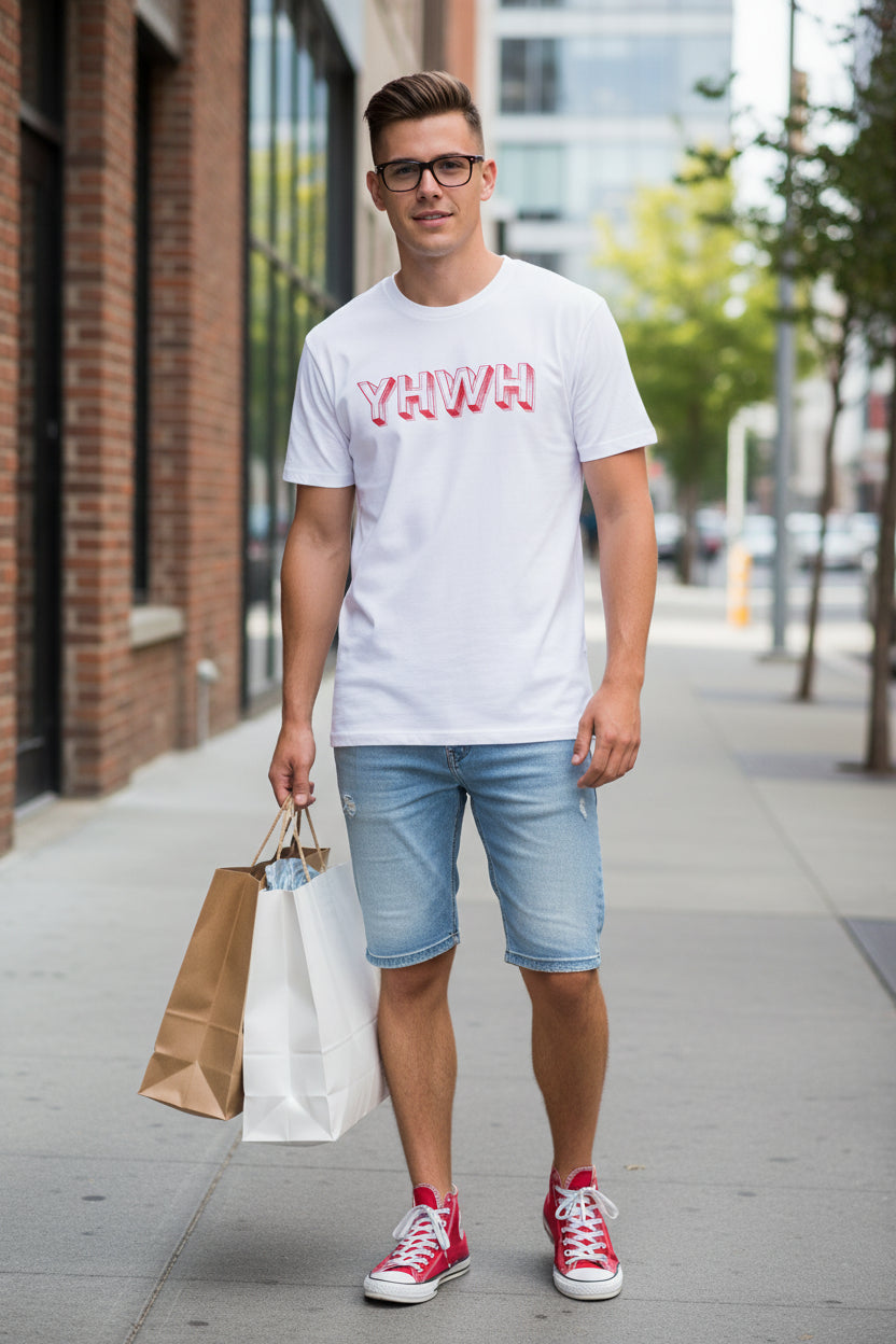 Men's YHWH Tee (red)