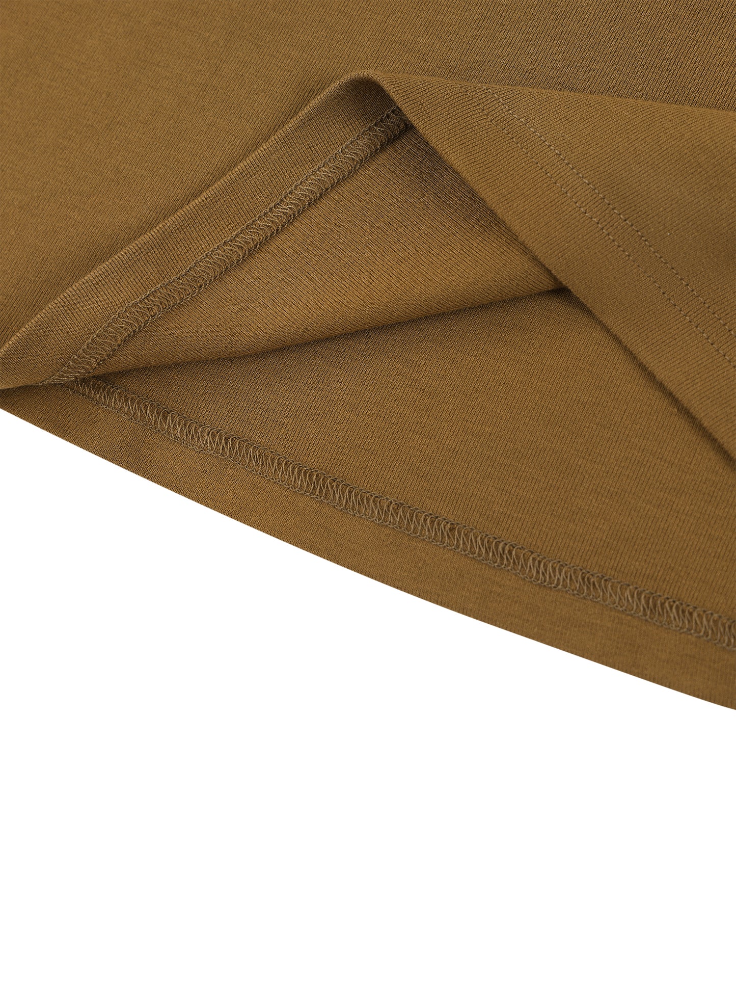 Women's Solid Color Knit Maxi Skirt (Brown)