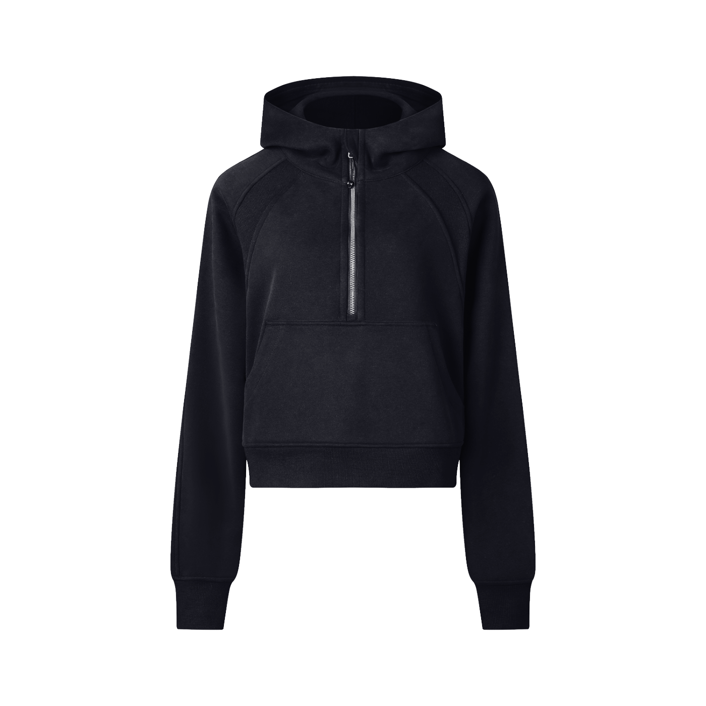 Women's Cropped Half-Zip Hoodie