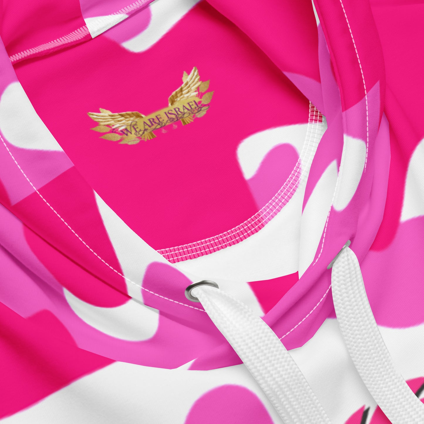Pink Army Fatigue "Lion of Judah" Women's Hoodie