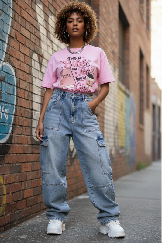 Bible & Tea Mineral Wash Boxy Cotton T-Shirt